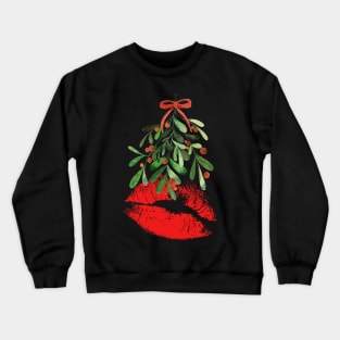 mistletoe kisses Crewneck Sweatshirt